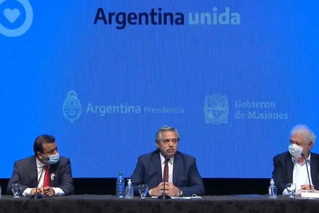 Argentina: Fernández amplió la cuarentena 14 días más en 8 provincias y el Área Metropolitana