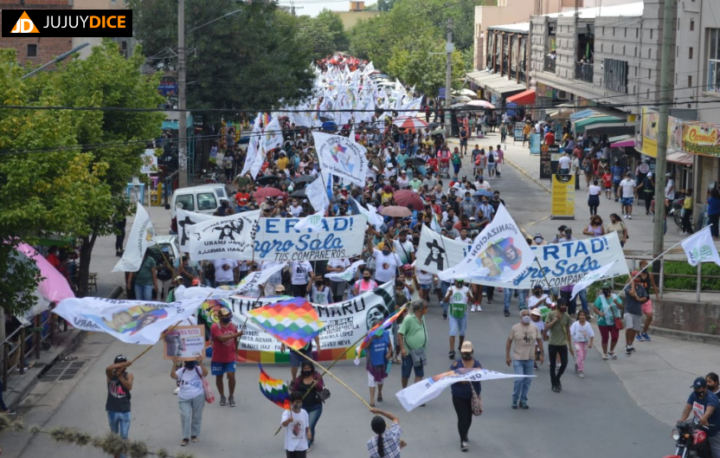 5º aniversario de la detención arbitraria de Milagro Sala en Argentina