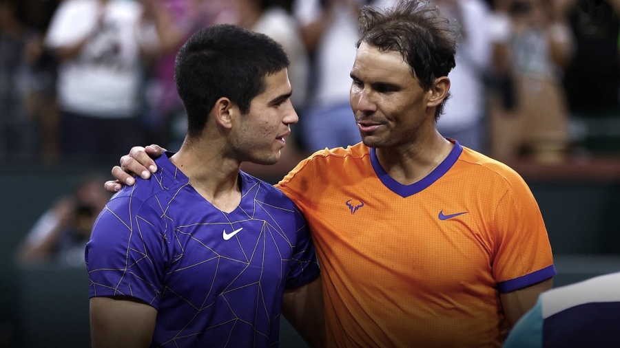 Rafael Nadal y Carlos Alcaraz hacen historia en el tenis español