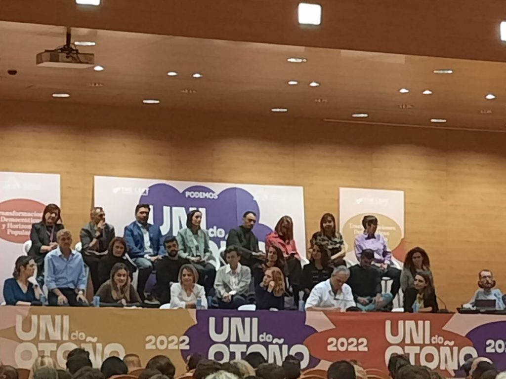 Echenique define a Podemos como el partido que no acepta vetos en el CGPJ ni el “furor bélico” en Ucrania