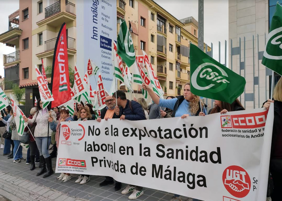 Las condiciones muy precarias del personal sanitario