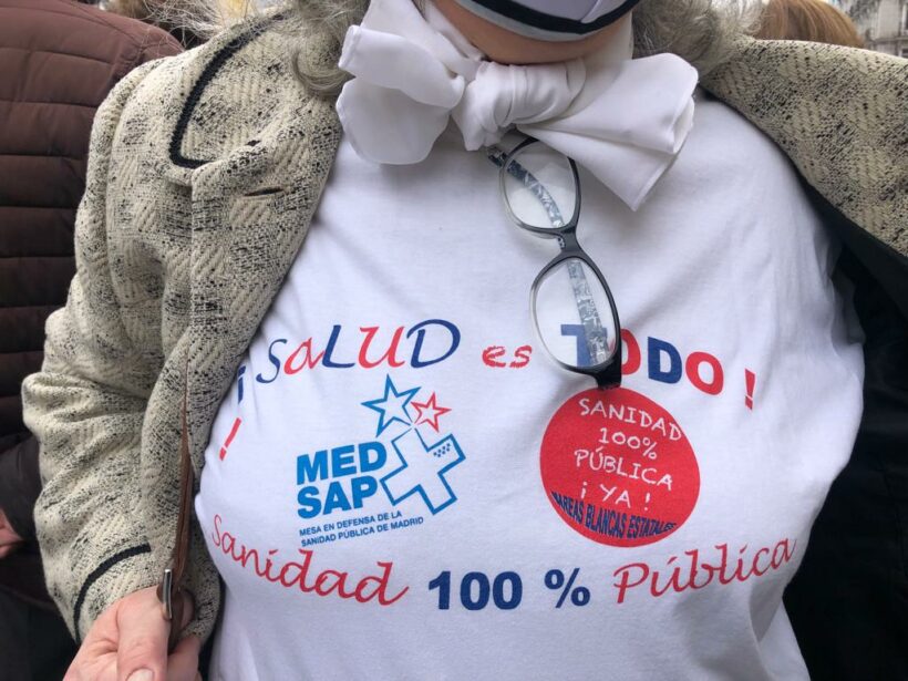 97 Marea Blanca Madrileña: ni un paso atrás en la defensa de la Sanidad Pública