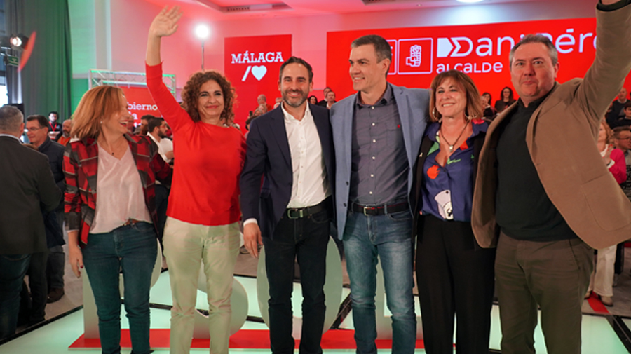 Pedro Sánchez: «Dani Pérez va a ser el alcalde de los barrios»
