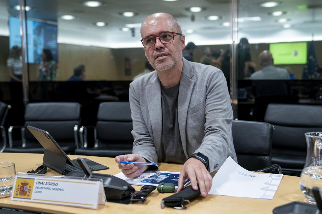 Sordo (CCOO) no ve «margen» para un pacto de rentas y aboga por un «gran pacto salarial»