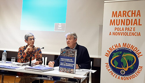 Rafael de la Rubia presenta la III Marcha Mundial por la Paz y la Noviolencia: “Hay que hacer algo por la humanidad”