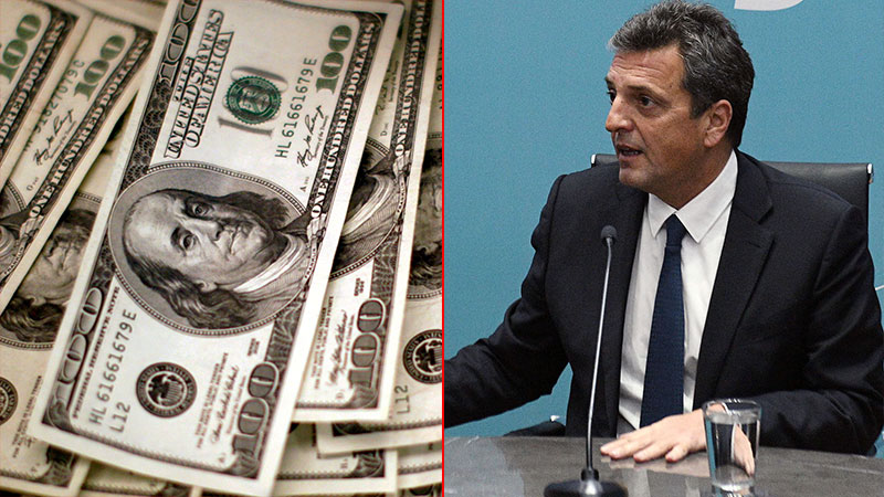 Massa no logra bajar el dólar y desde Casa Rosada promueven su salida