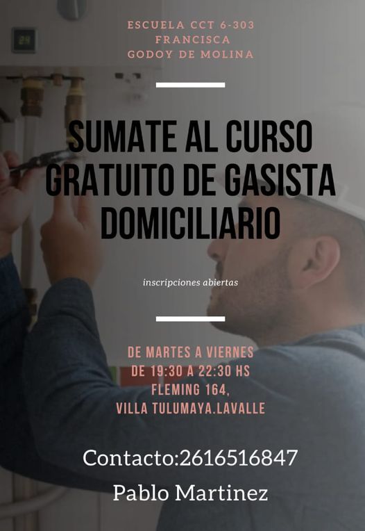 Nuevo Curso en el departamento de Lavalle; Provincia de Mendoza
