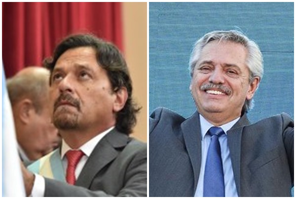 Enfrentado al kirchnerismo, Fernández intentó capitalizar la reelección de Sáenz en Salta