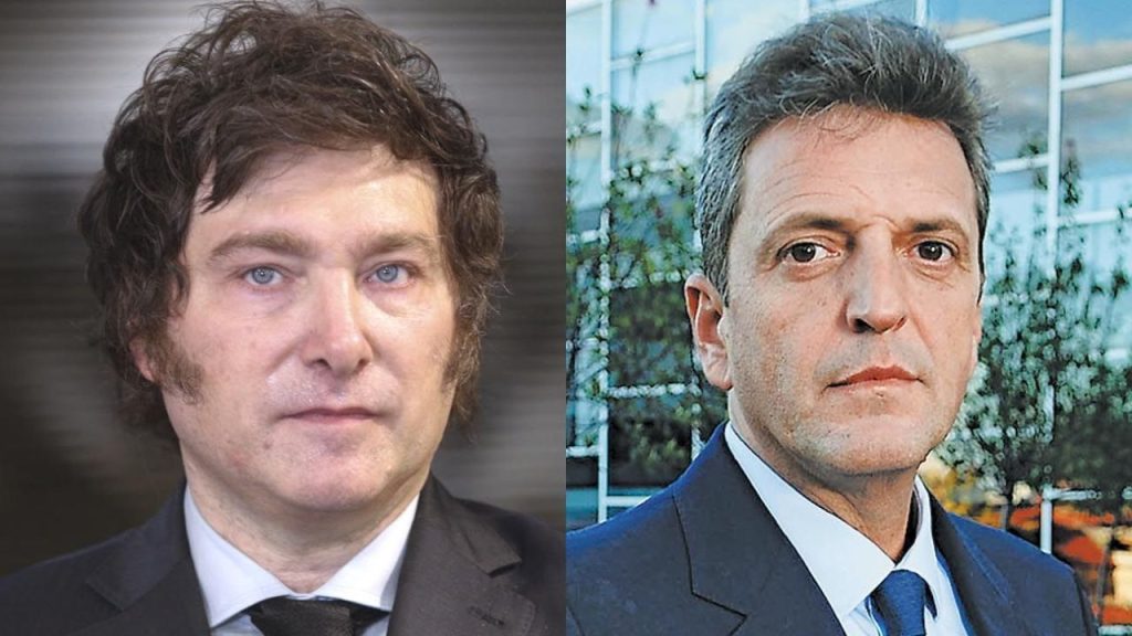 Sergio Massa elige a Javier Milei como su principal opositor