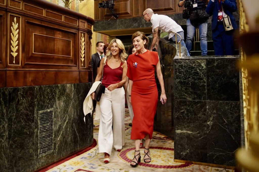 Yolanda Díaz dice que tras la constitución del Congreso toca dialogar con “discreción, paciencia y audacia”