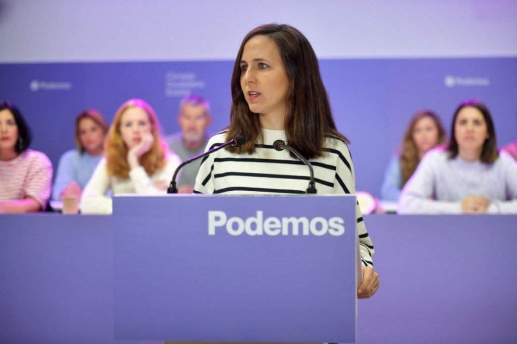 Belarra pide aceptar exclusión del Gobierno y trabajar con autonomía.