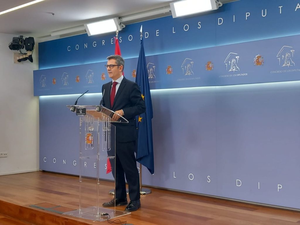 El PSOE registra finalmente en solitario la ley de amnistía