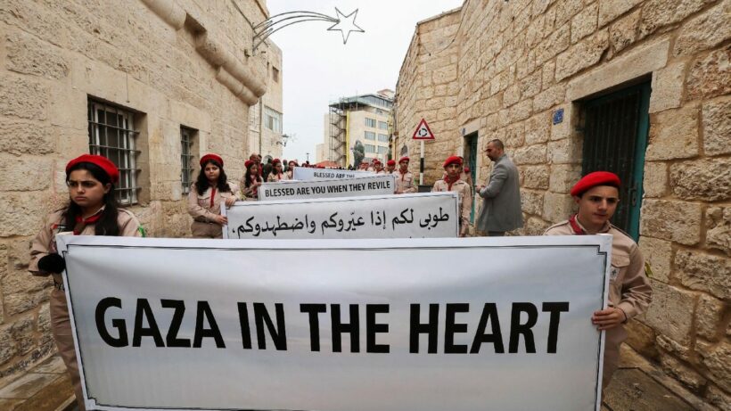 Belén: Marchan en Navidad por la Paz en Gaza