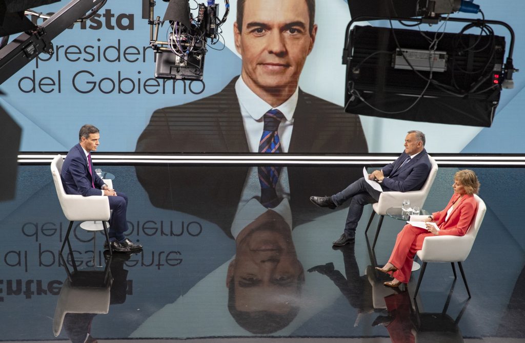 La entrevista de Pedro Sánchez fue líder de su franja en TVE