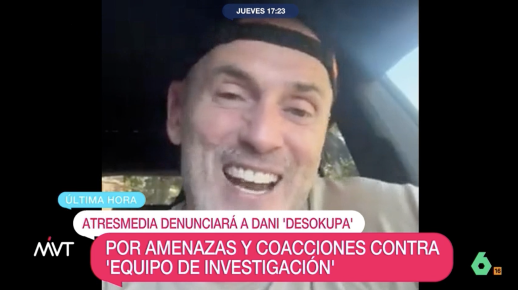 Rechazo a las amenazas del líder de Desokupa a periodistas de La Sexta