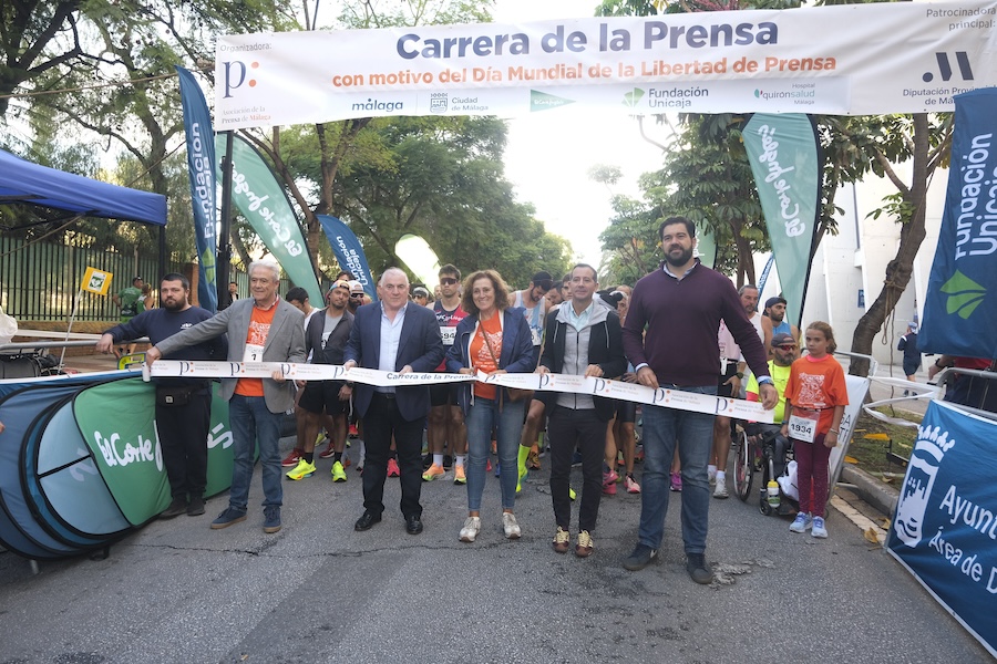 Más de 1.400 corredores reivindican la libertad de prensa