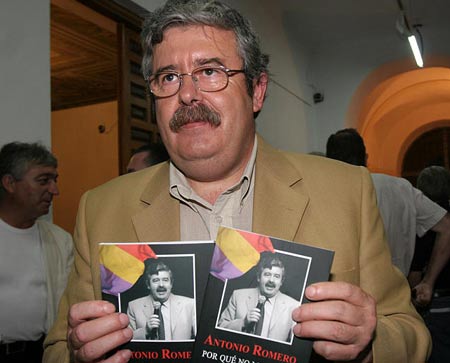 Falleció el histórico ex lider de Izquierda Unida Andalucía Antonio Romero Ruiz