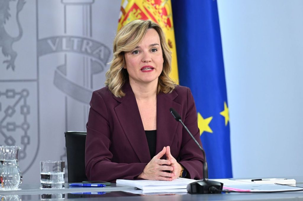 El oficialismo repudia el pacto entre el PP y Vox para el presupuesto por la dana en Valencia Conferencia de prensa de La portavoz y Ministra de Educación, formación Profesional y Deportes Pilar Alegría.