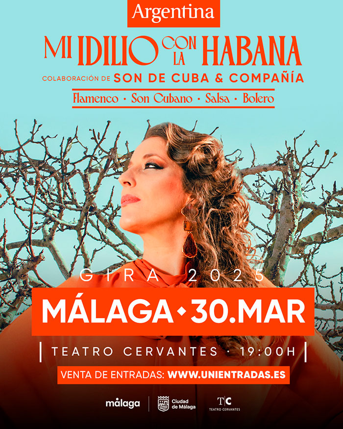 Argentina presentará su álbum “Mi Idilio con La Habana” en Málaga