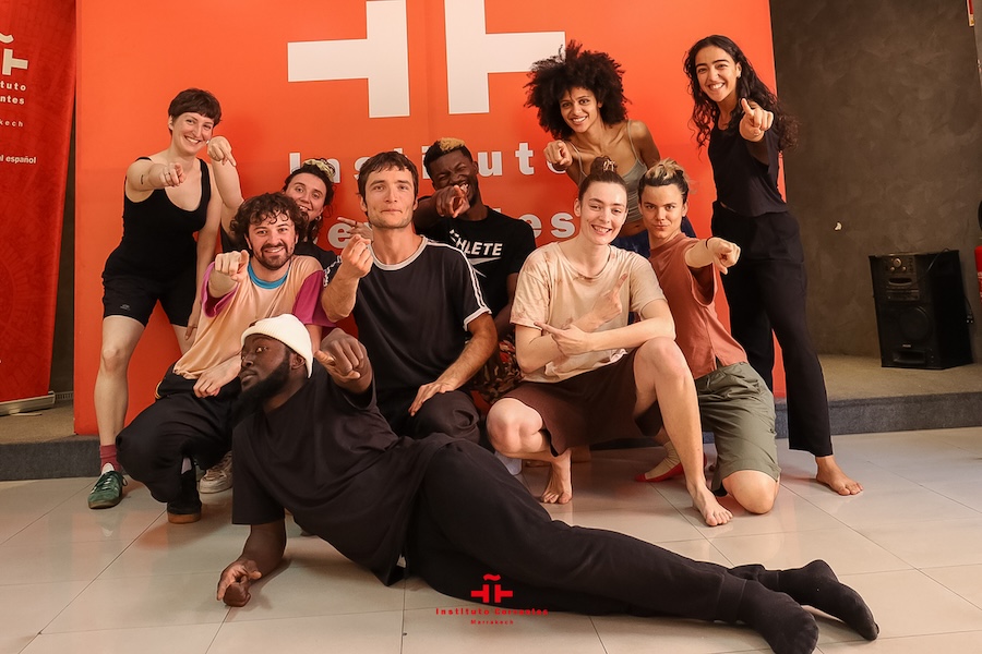 El Cervantes con la «Danza Contemporánea de Marrakech On Marche»