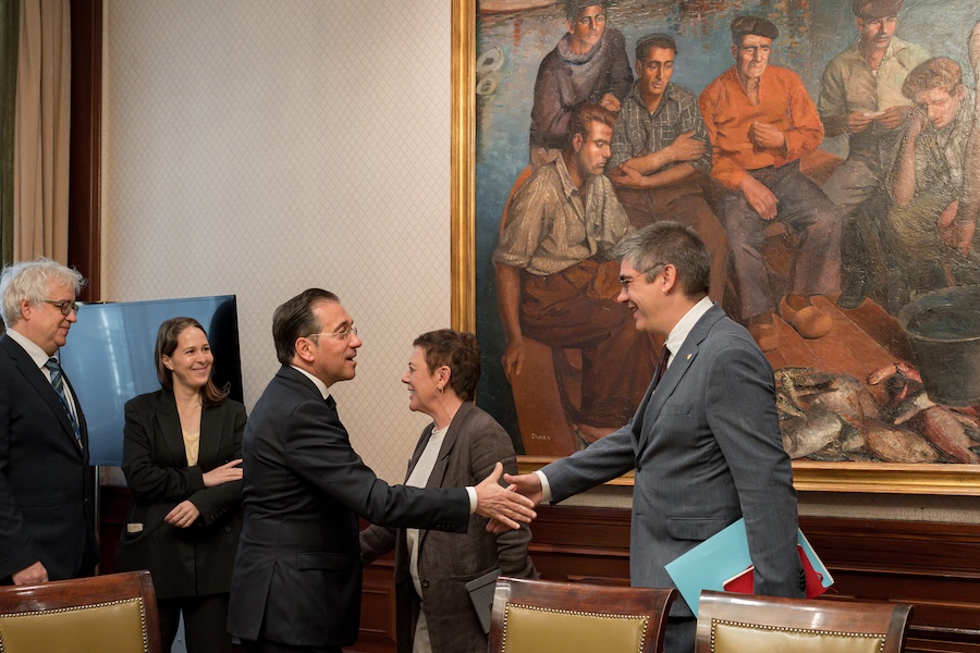 Albares se reúne con BNG, PNV y EH Bildu