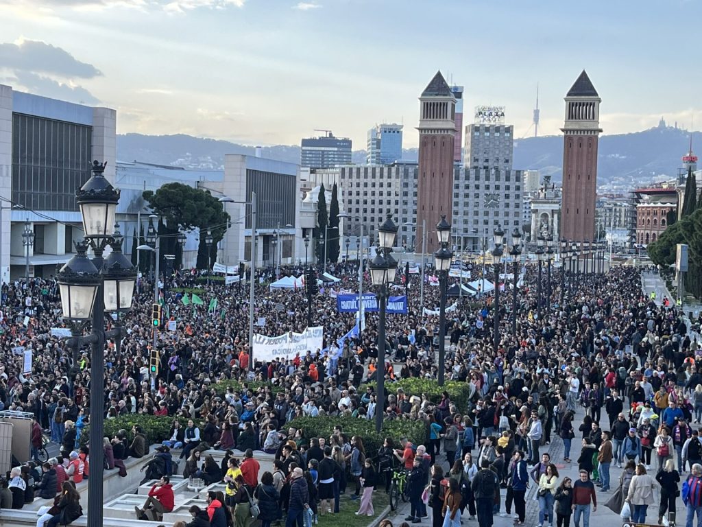 Movilizaciones en Barcelona por el derecho a la vivienda