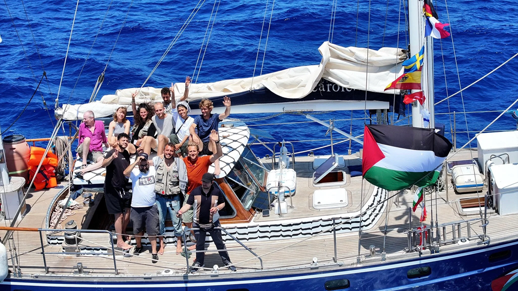 Activistas de Madleen detenidos en Israel: 5 deportados y 7 presos