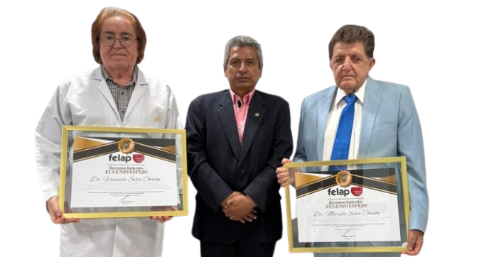 Felap premia a tres prestigiosos médicos ecuatorianos en Guayaquil