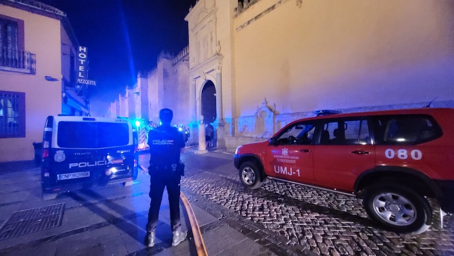 Afectada por un incendio la Mezquita de Córdoba
