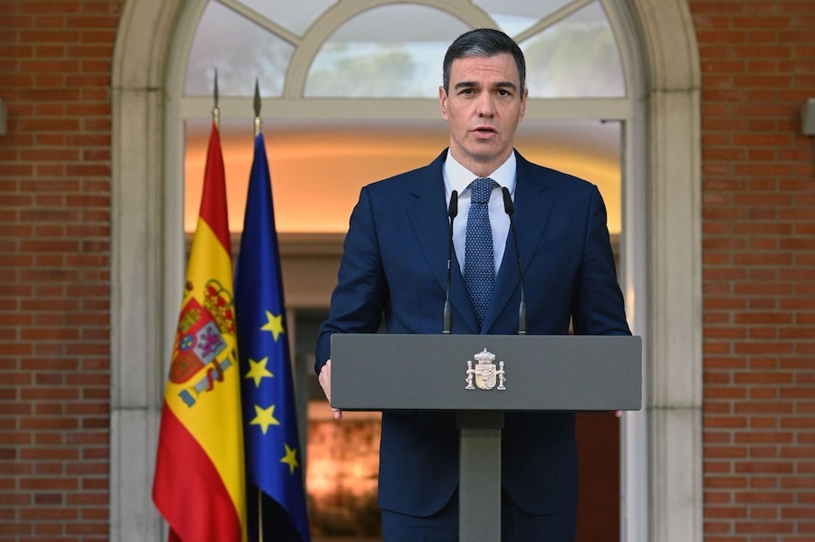 Pedro Sánchez, anunció este lunes nueve medidas en apoyo a Palestina