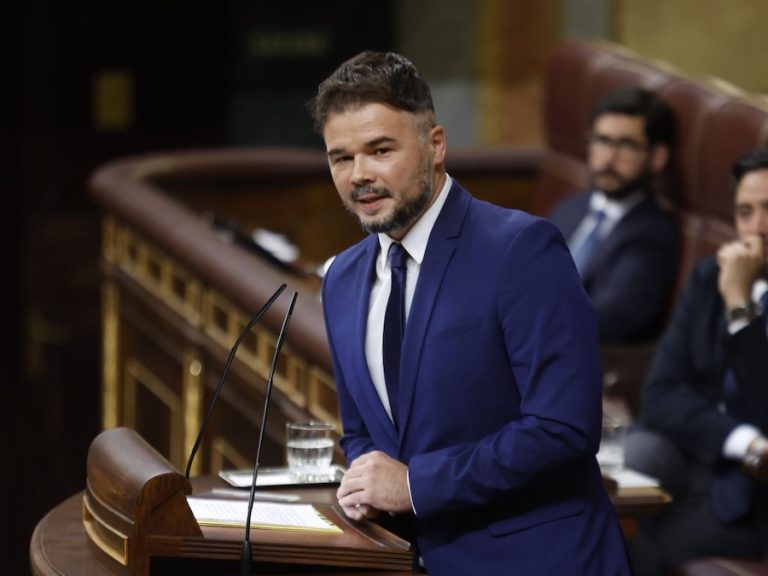 Rufián advierte a Sánchez de que el ‘no a la guerra’ «no puede ser un eslogan»