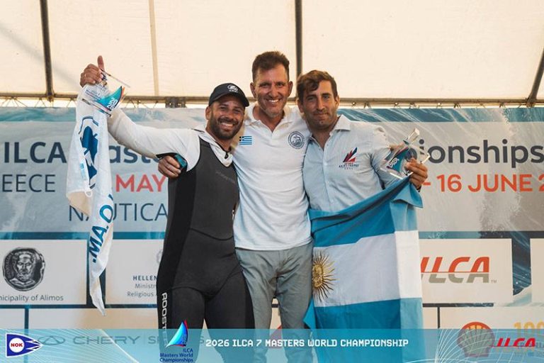 LA NAUTICA ARGENTINA HIZO PODIO EN EL ILCA 7 DE GRECIA